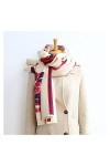 Écharpe Etole Foulard Echarpe Foulard dhiver double face femme écharpe cachée de cachemire épais chaude chaude châle soft wr