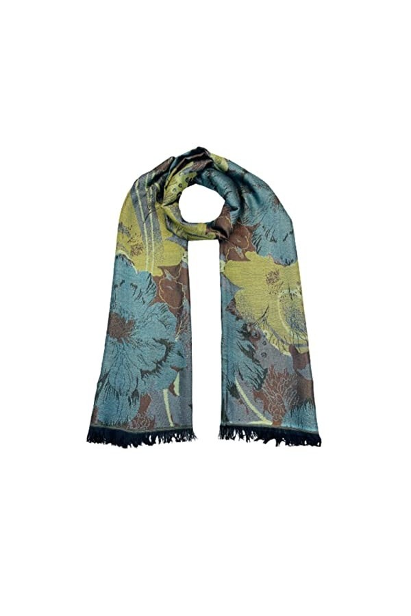 SELECTION PRIVEE ETOLE Foulard pour la femme écharpe de 50% Soie,50% Modal pour le printemps et l´été.50X180CM. Grande Echarp