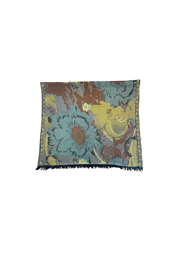 SELECTION PRIVEE ETOLE Foulard pour la femme écharpe de 50% Soie,50% Modal pour le printemps et l´été.50X180CM. Grande Echarp