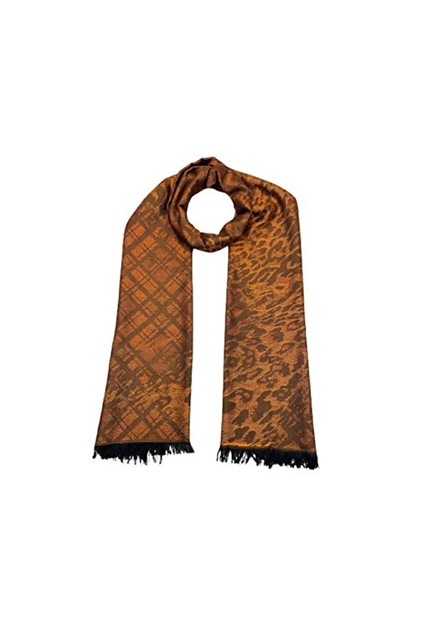 SELECTION PRIVEE ETOLE Foulard pour la femme écharpe de 50% Soie,50% Modal pour le printemps et l´été.50X180CM. Grande Echarp