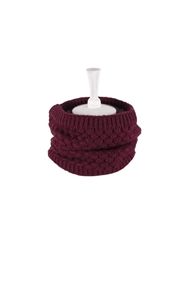 NEHHDC Foulard Écharpe Écharpe À Anneau Pour Femmes Avec Cache-cou En Velours Doux Pour Lhiver Foulards Châle Etole Color :