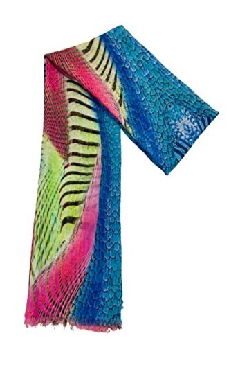 SELECTION PRIVEE ETOLE Foulard 80% Laine, 20% Soie Grande Echarpe Châle Ultra-Léger Respirant Elégant Pour La Femme 70x180CM.