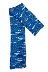 Selection Privee ETOLE Bleu Moustache Foulard 90% Modal,10% Soie imprimé,Echarpe pour la femme 100X200CM, Châle avec motif Mo