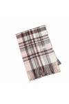 AQUETI Echarpes Écharpe Hiver Étole Plaid Écharpe Dames Écharpe Femmes Classique Foulard Châle Châle Blue : Bronze, Size : 2