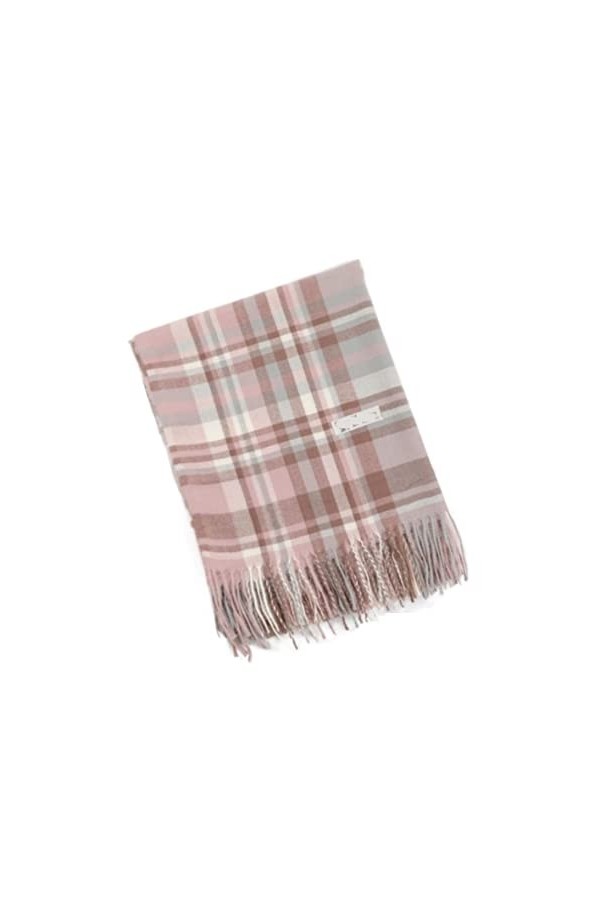 AQUETI Echarpes Écharpe Hiver Étole Plaid Écharpe Dames Écharpe Femmes Classique Foulard Châle Châle Blue : Bronze, Size : 2