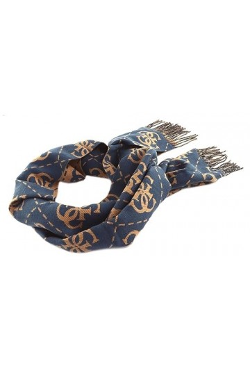 GUESS Maxi 4G Scarf 90X180 Camel/Blue