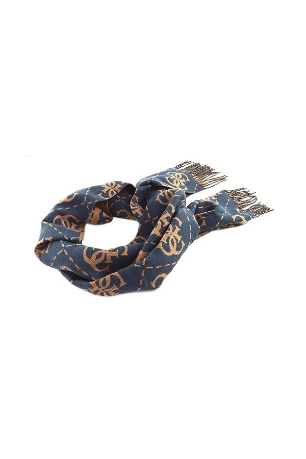 GUESS Maxi 4G Scarf 90X180 Camel/Blue