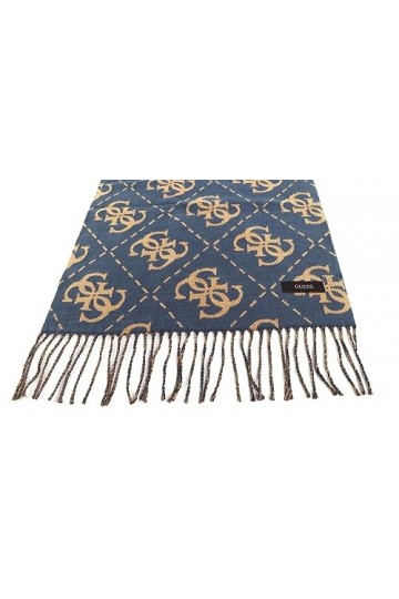 GUESS Maxi 4G Scarf 90X180 Camel/Blue