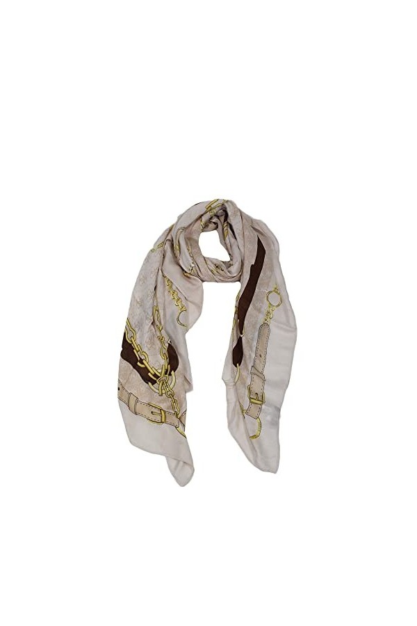 Guess AW9029SIL30 Stone écharpe femme, Stone, Taille unique