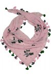Shirin Sehan - Foulard - Femme rose rose/gris Taille unique