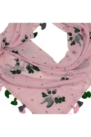 Shirin Sehan - Foulard - Femme rose rose/gris Taille unique