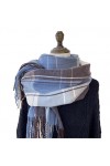 VONGAZ Foulard Châle Écharpes Longue Écharpe dhiver Femmes Plaid Chaud Foulard Col Châle Femmes Écharpe Color : Bronze, Siz