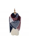 NEHHDC Foulard Écharpe Écharpe Dhiver Pour Femmes Écharpes Chaudes À Carreaux Femme Châles Lady Wraps Foulards Châle Etole 