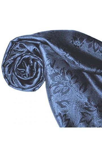 LORENZO CANA Foulard damas pour la femme – écharpe noble avec les mesures de 55 x 190 cm - motif de fleurs - élégant et léger