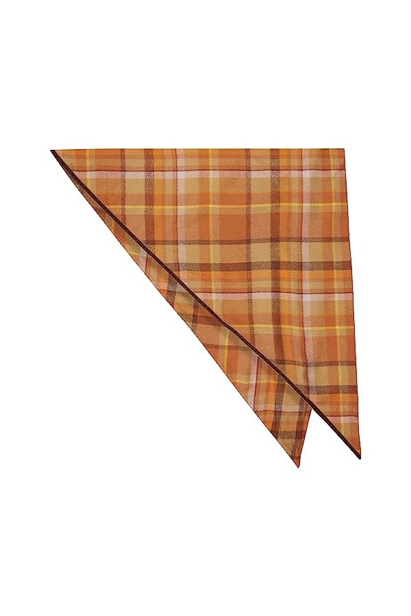 CODELLO Foulard triangulaire chaud pour lhiver, Orange, taille unique