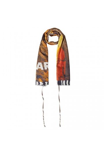 CODELLO Foulard XL Disney Roi Lions en coton pour femme - Beige - XL