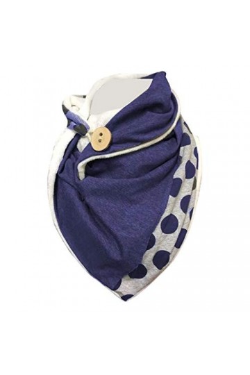 PacuM Mode bouton écharpe femmes multi-usage femme écharpe châle impression rétro écharpe formelle écharpe serviette Foulard 