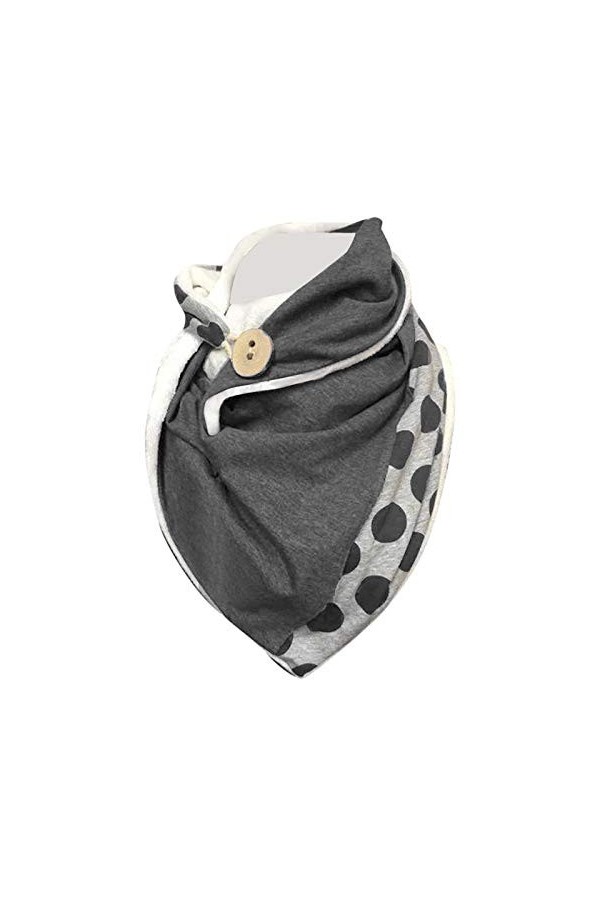 PacuM Mode bouton écharpe femmes multi-usage femme écharpe châle impression rétro écharpe formelle écharpe serviette Foulard 