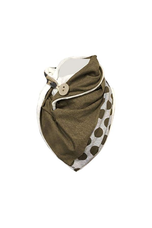 PacuM Mode bouton écharpe femmes multi-usage femme écharpe châle impression rétro écharpe formelle écharpe serviette Foulard 