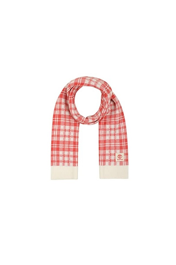 Timberland Écharpe à carreaux pour femme, Posy Green., taille unique