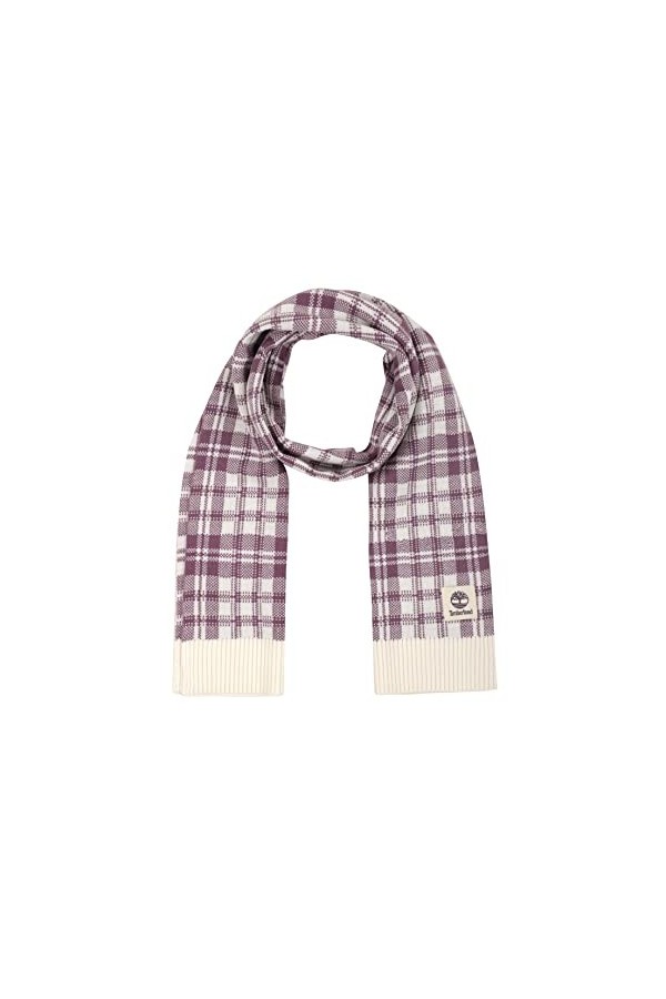 Timberland Écharpe à carreaux pour femme, Posy Green., taille unique