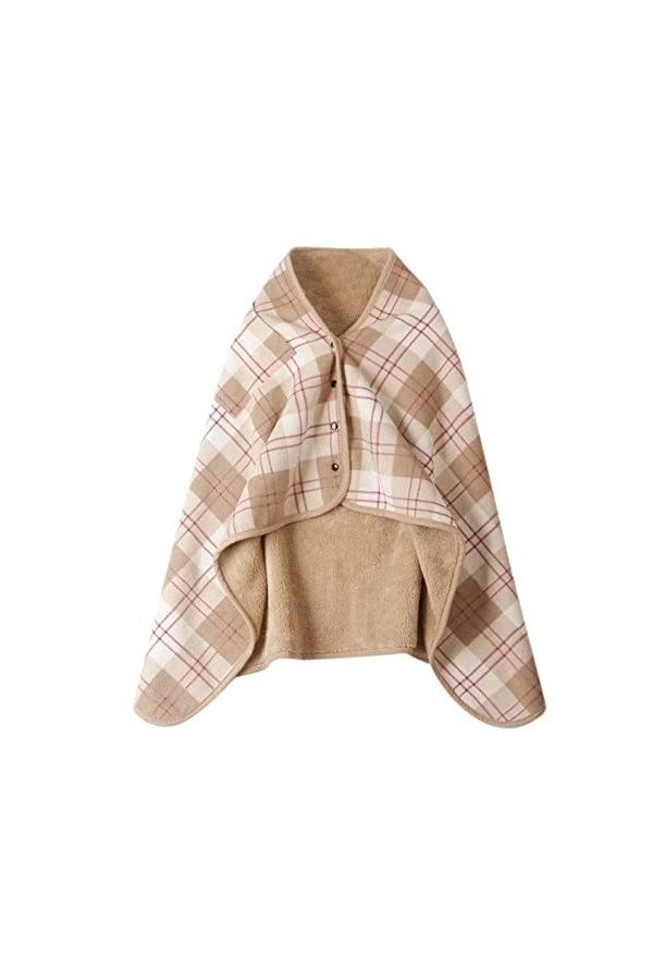 MOBAAK Echarpes Et Foulards Femme Plaid Patchwork Lady Hiver Foulards Doublecouche Tartan Plaid Couverture Écharpe Wrap Châle