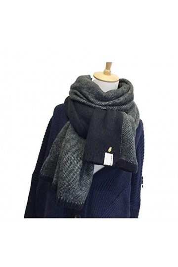 NEHHDC Foulard Écharpe Écharpe Tricotée Dhiver Écharpes En Coton Double Face Douces Et Chaudes Pour Femmes Foulards Châle Et