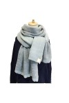 NEHHDC Foulard Écharpe Écharpe Tricotée Dhiver Écharpes En Coton Double Face Douces Et Chaudes Pour Femmes Foulards Châle Et