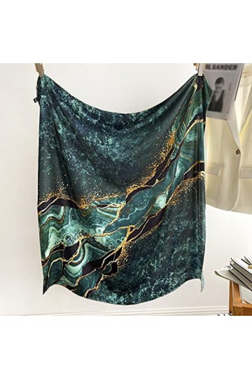 FXBFAG Écharpe en Soie, Foulard Cheveux, Écharpe de mode pour femmes écharpe en soie de mûrier écharpe mince dames Hijab dame