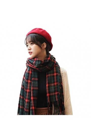 Echarpe Foulard Écharpe À Carreaux pour Femmes Écharpes dhiver Gland Écharpes Hijab Étoles Écharpe Hiver Blue : Bronze, Siz