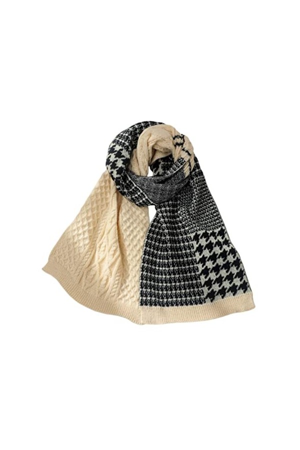 VVABRA Écharpe Châle Hiver Femmes Écharpe Chaud Châle Foulard Cou Étole pour Lady Wrap Foulard Color : Blu, Size : 172 * 32c