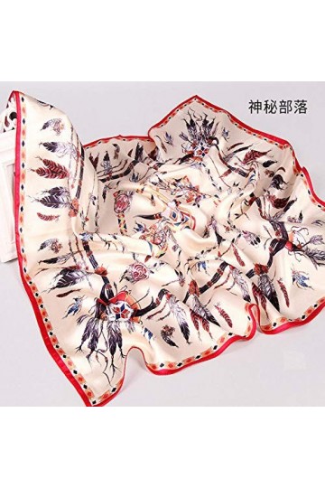 WLLLO Soie petite écharpe carrée écharpe en soie femme hôtesse de lair sauvage mûrier soie foulard professionnel petite écha