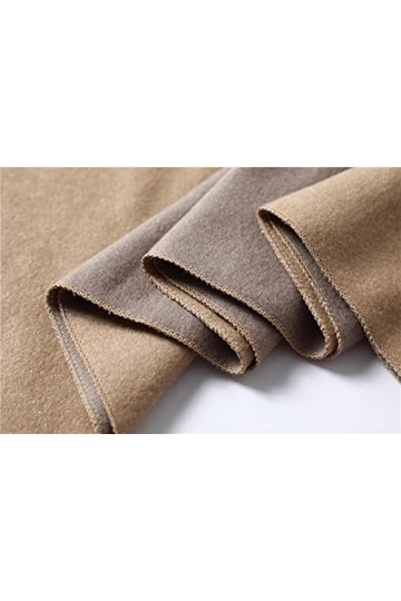 Foulard Femme Cheveux Echarpe Soie Écharpe Dames Épaissi Chaud Châle Enveloppement Dames Couleur Unie Écharpe Mode Gland Couv