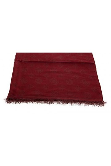 GUESS Ninette Jacquard Scarf Merlot