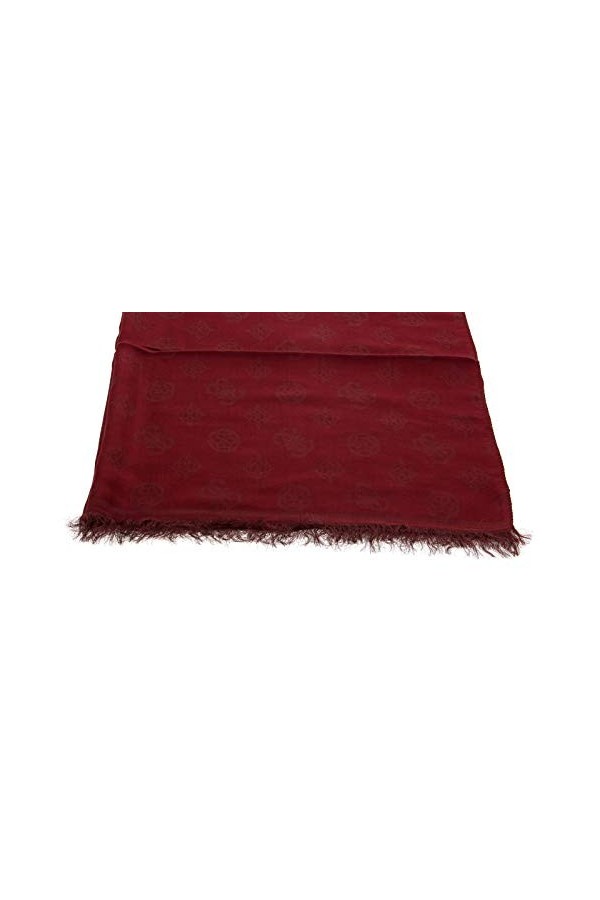 GUESS Ninette Jacquard Scarf Merlot