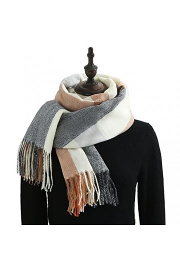 Haibing Echarpes Écharpe Foulard Femmes écharpe écharpe Foulard Femmes Hiver épaisses Polyester Chaud Polyester thanlier Emba