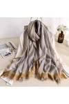 NXYJD 2020 Femmes écharpe en Cachemire Foulard Femme châles écharpes Marque Poncho écharpes Bandana Hijab Cape Color : B 