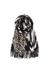 Foulard Châle Écharpes Foulard femme automne hiver dames châle enveloppe luxe cachemire écharpes rayées chaudes épaissies dou