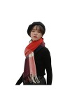 VONGAZ Foulard Châle Écharpes Écharpe À Carreaux pour Femmes Écharpes dhiver Gland Écharpes Hijab Étoles Écharpe Color : E,