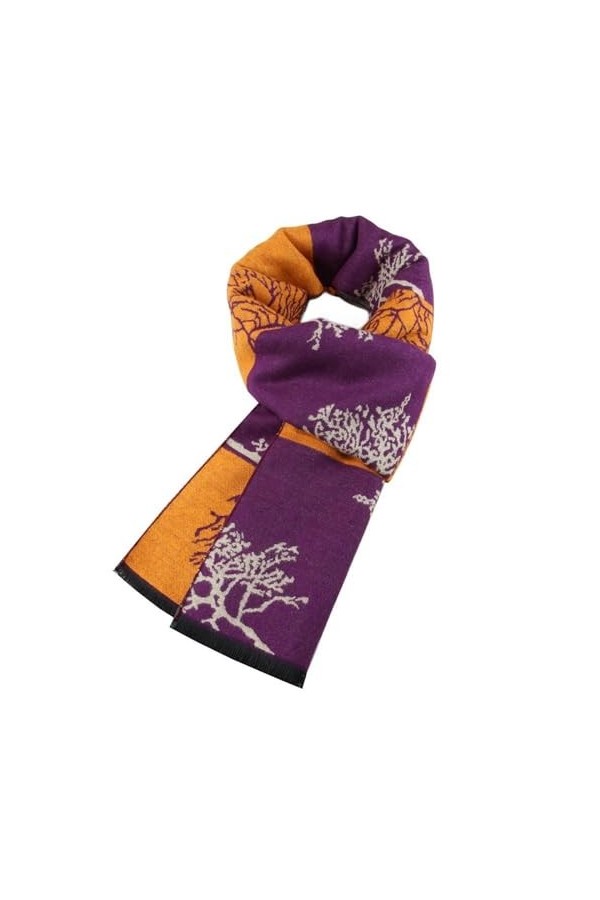 SYT-MD Echarpe Femme, Femmes imprimer écharpe chaude hiver cachemire foulards cou châles for dame Pashmina Bandana décontract