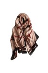 LLS Echarpe Echarpe Foulards et châles - Femmes Écharpe Silk Silk Foulards Châles Dame Wraps Soft Femme Square Satin Headscar