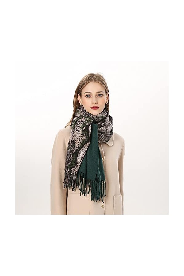 Foulard Femme Soie Cheveux pour De Hiver en Echarpe Écharpe Dames Écharpe Épaississement Chaud Châle Wrap Mode Longue Couvert