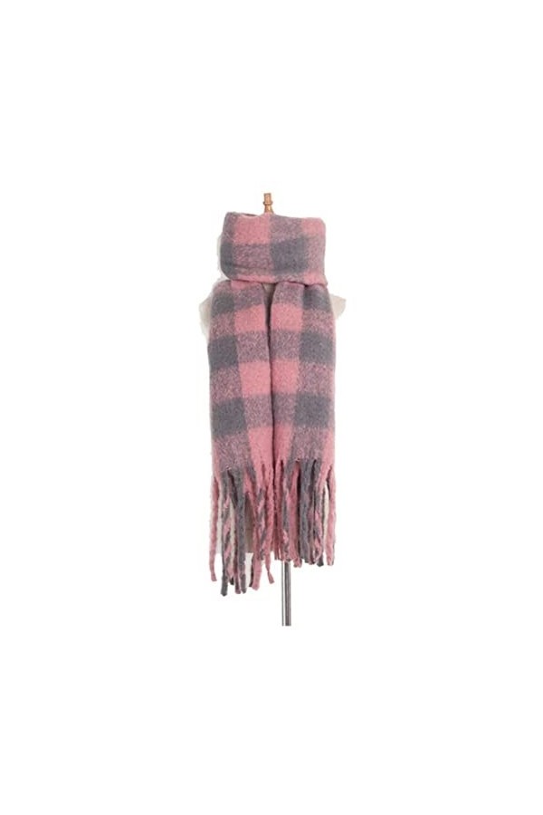 VONGAZ Foulard Châle Écharpes Femmes Écharpe Plaid Hiver Foulards Châles Wraps Chaud Large Longue Couverture Écharpe Color :
