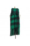 VONGAZ Foulard Châle Écharpes Femmes Écharpe Plaid Hiver Foulards Châles Wraps Chaud Large Longue Couverture Écharpe Color :