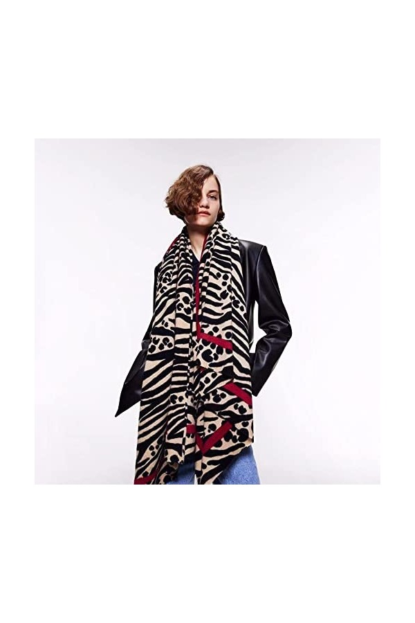 Foulard Femme Soie Cheveux pour De Hiver en Echarpe Écharpe Douce Écharpe Femme Châle Wrap Épais Chaud Basique Couverture Gla
