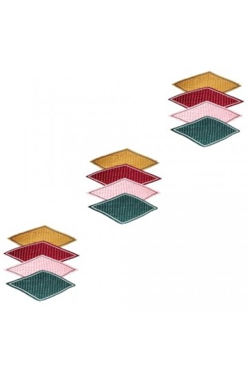 GALPADA 12 Pcs Froissé Diamant Écharpe Foulards Pour Femmes Cheveux Mouchoirs Pour Femmes Été Écharpe Dames Bandeaux Élégant 