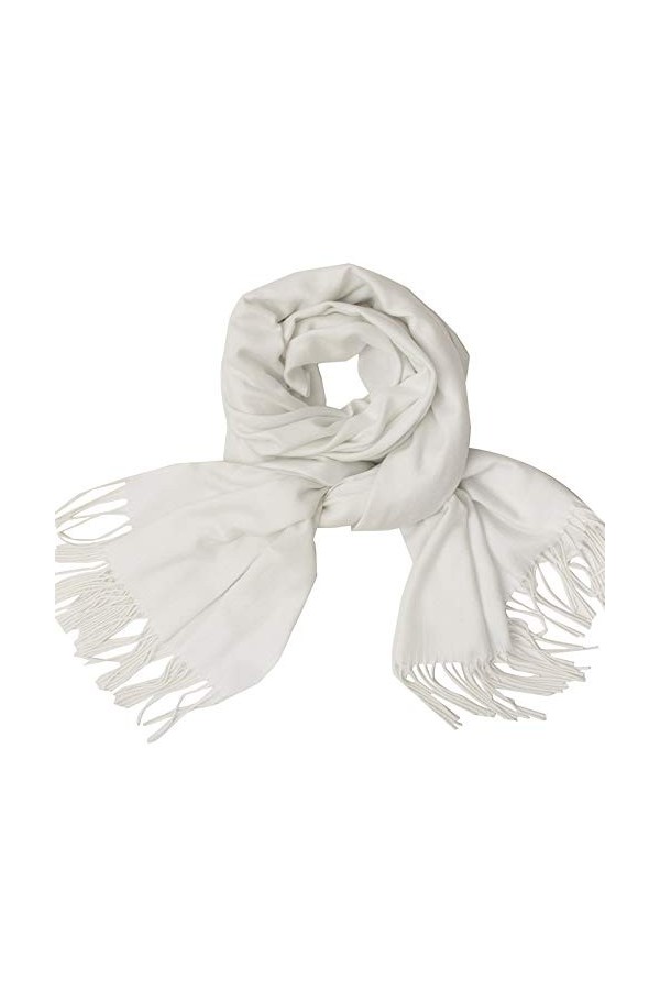 INKTUS ÉCharpe Chaud Faune Femmes Écharpe en Automne Winter Frange Foulards à Double Face Épaissi Tassel Tasel Wrap Foulards 