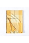 Foulard Femme Soie Cheveux pour De Hiver en Echarpe Écharpe À Carreaux Femmes Nouvelle Écharpe Châle Femmes Mode Épaississeme