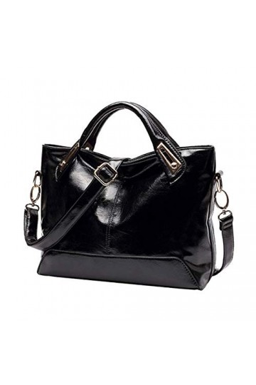 NIYUTA® Sacs portés main Femme de marque Mode Cabas Sacs portés épaule Sacs bandoulière Sac a main FR153 Noir