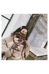 ZZLLFF Confortable Sauvage épaisseur Doux Plaid Femme Foulard écharpe Chaud Couple tempérament Long Long fraîcheur Foulard de